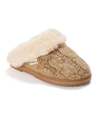 Women's Nicki Knit Scuff Cable Knit Slippers