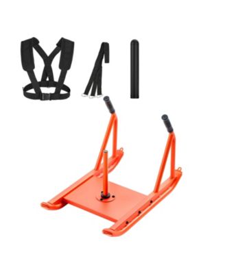Push Pull Weight Training Sled with Adjustable Support Rods