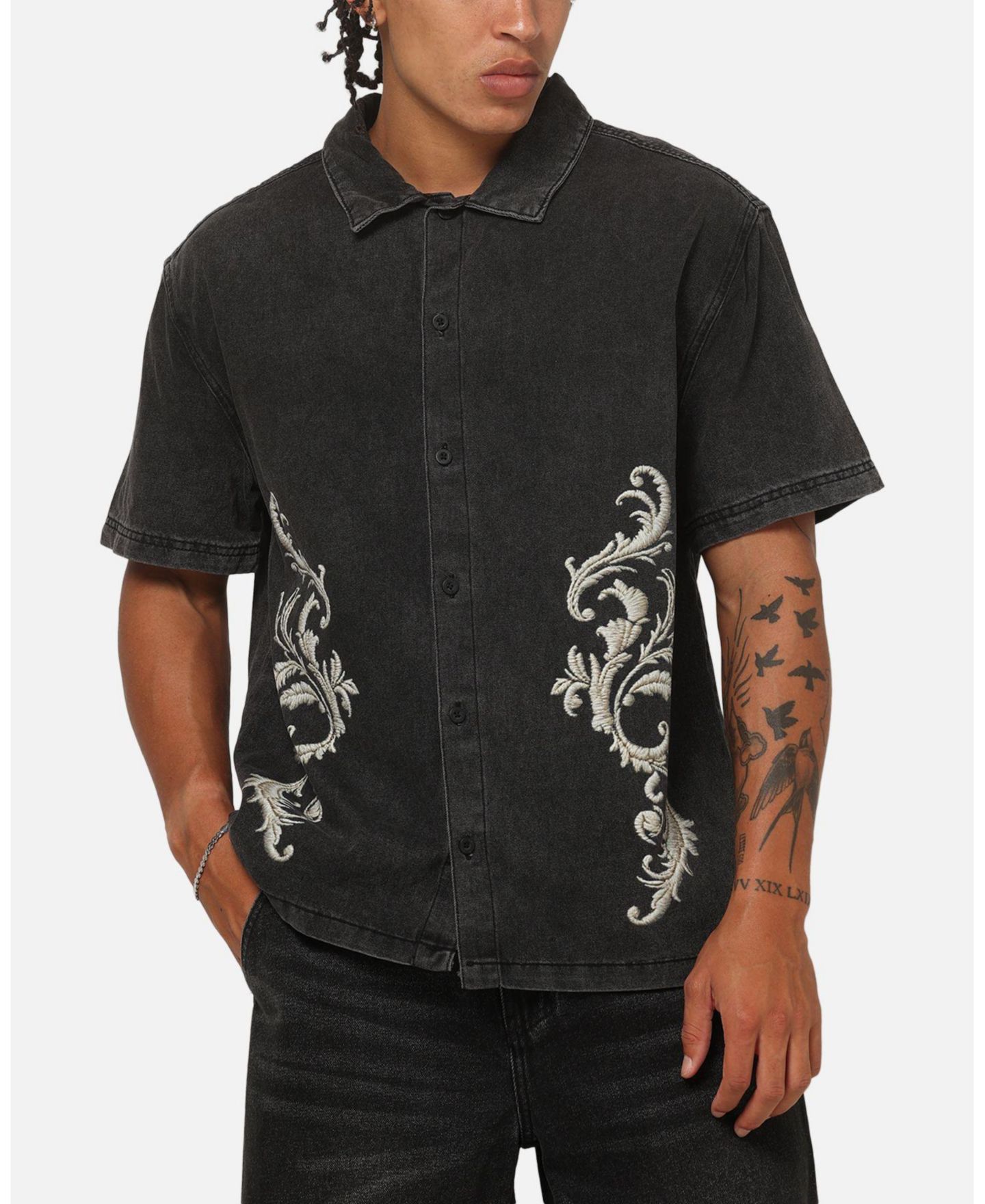 Мужская рубашка SAINT MORTA Baroque Button Up — фото 6