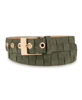Women's Modern Box Woven Casual Belt