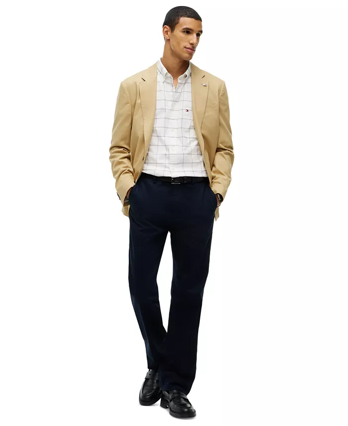 Men's Heritage Regular-Fit Oxford Windowpane Shirt - thumbnail 2