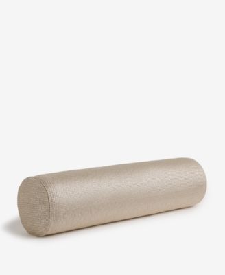 Maze Jacquard Bolster Decorative Pillow, 8" x 30"