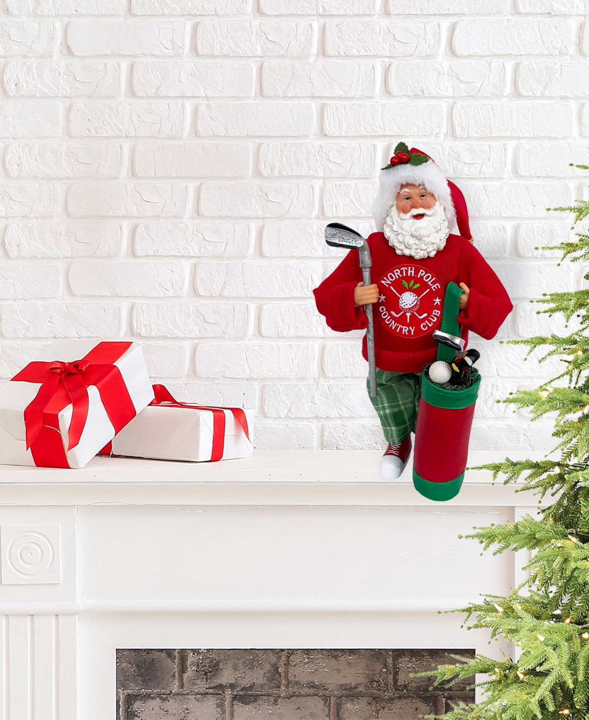 Santa's Workshop 12" North Pole Country Club Claus