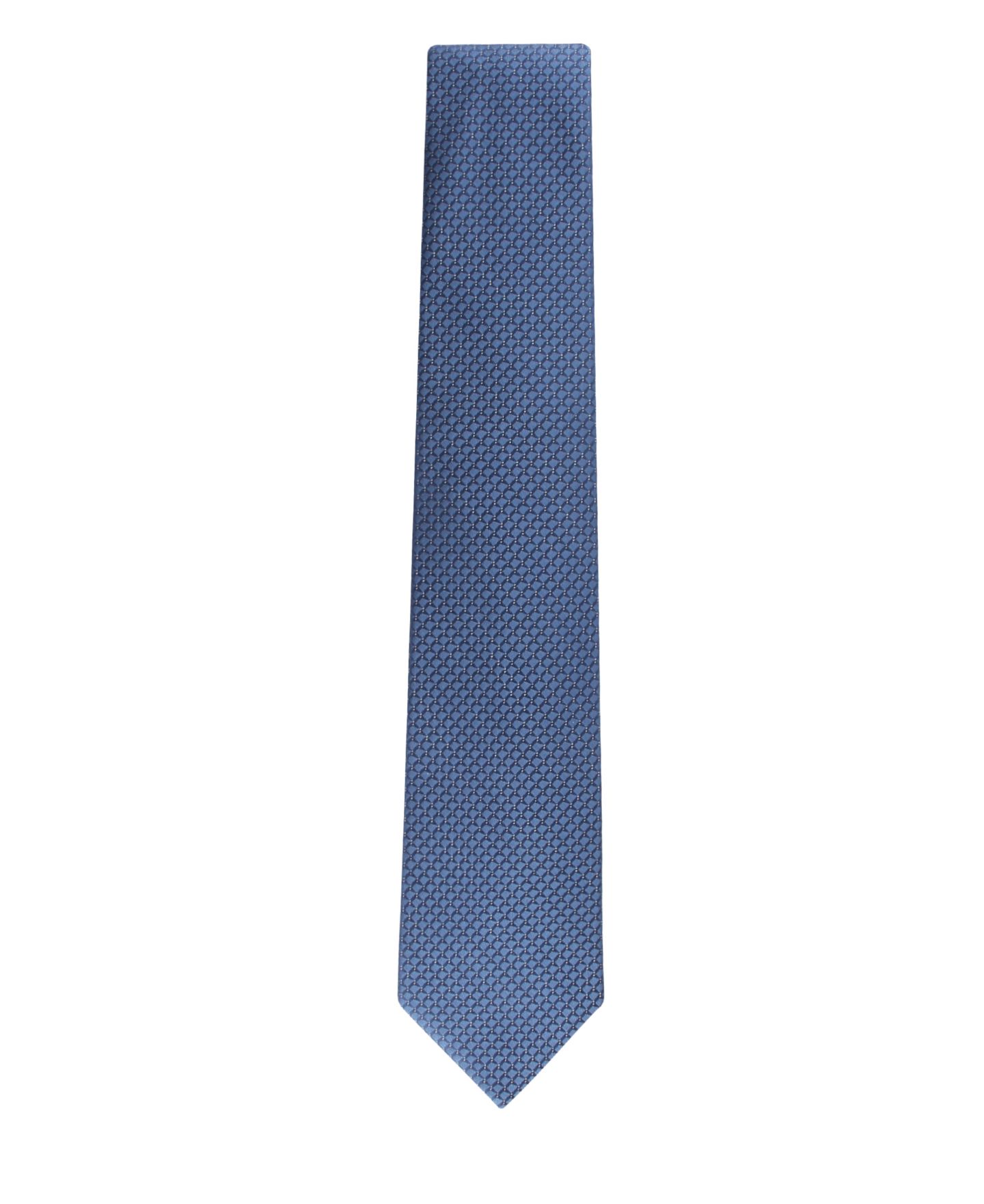 Мужской галстук Calvin Klein Maple Micro Classic Tie, цвет: Синий — фото 2