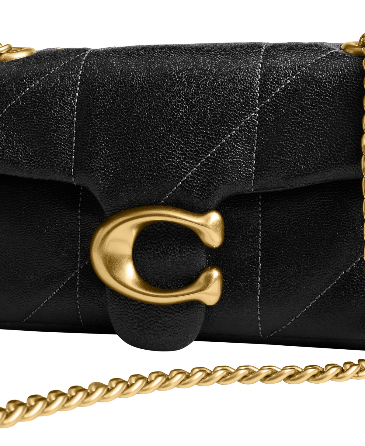 Coach Tabby Quilted Mini Shoulder Handbag