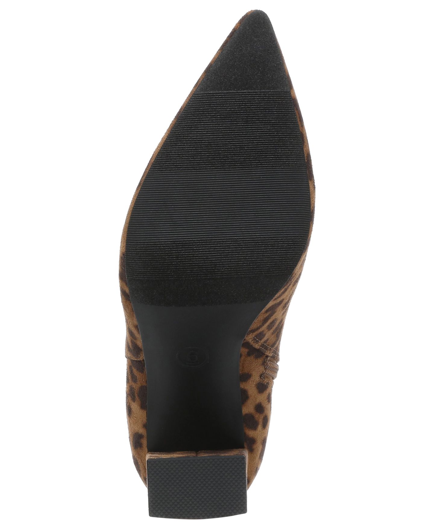 Женские ботинки Wild Pair Ceydaa Block Heel Dress Booties, цвет: Леопардовый — фото 5