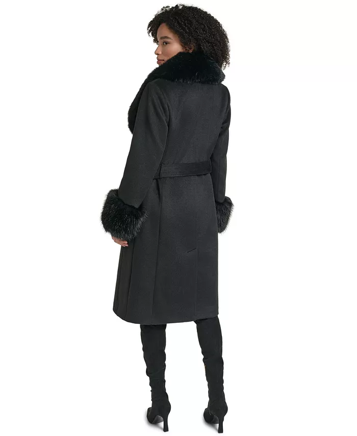Women's Single-Breasted Long Wool-Blend Coat, Created for Macy's - thumbnail 5