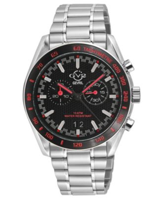 Men's Swiss Made Freccia Swiss Quartz Silver Stainless Steel Bracelet Watch