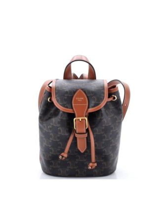 Mini Folco Backpack Triomphe Coated Canvas