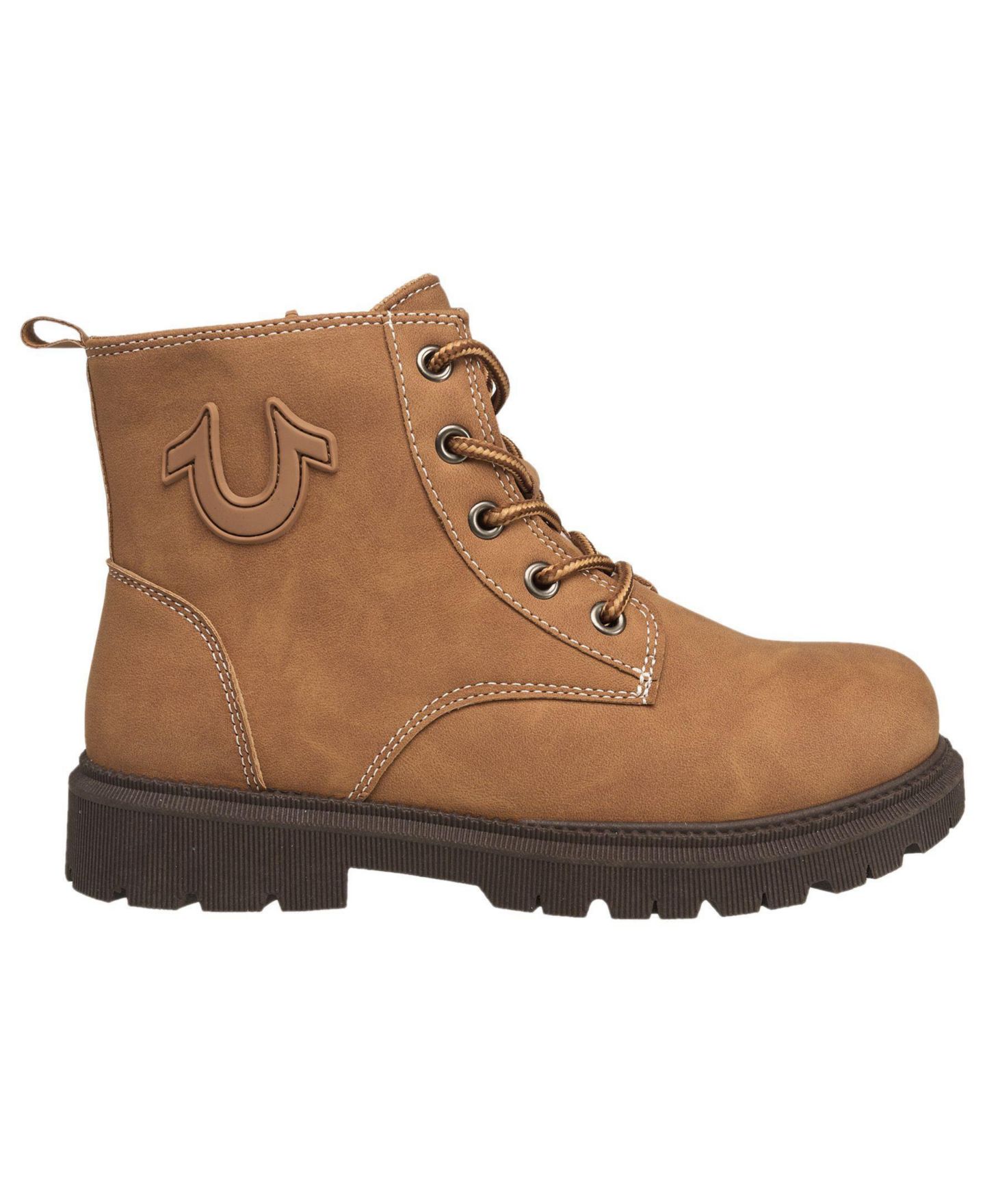 Ботинки True Religion Chilli Embroidered Logo Work Boot для мальчиков, цвет: Рыжевато-коричневый — фото 2