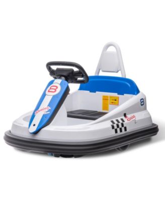 6V Kids Electric Bumper Car - 360degree(s) Spin, 2 Speeds, Lights, Music, Horn, Remote Control, Safety Belt - Fun Power Vehicle for Ages 2 to 6