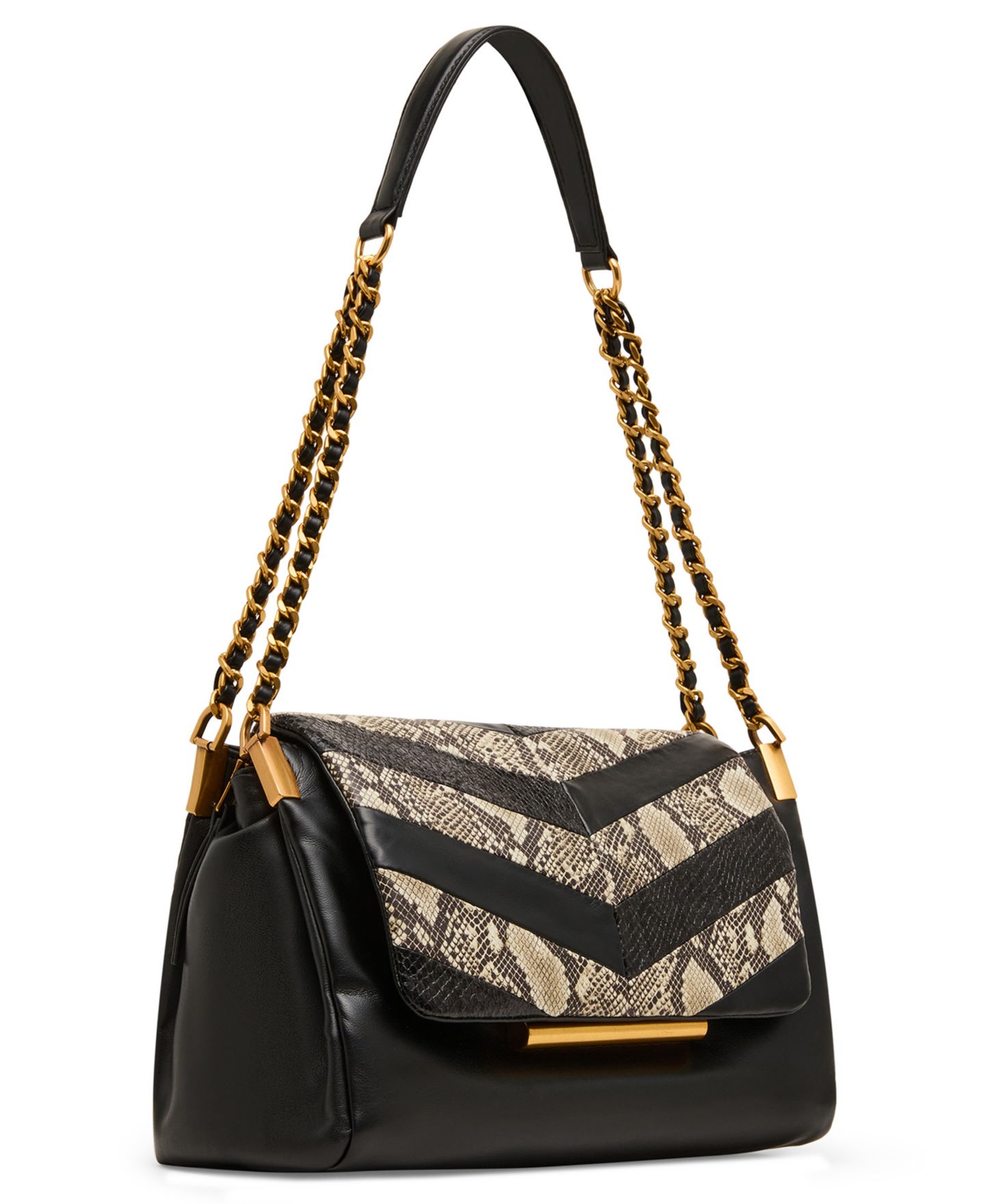 Женская сумка Steve Madden Colette Quilted Small Shoulder Handbag, цвет: Чёрный / Разноцветный — фото 3