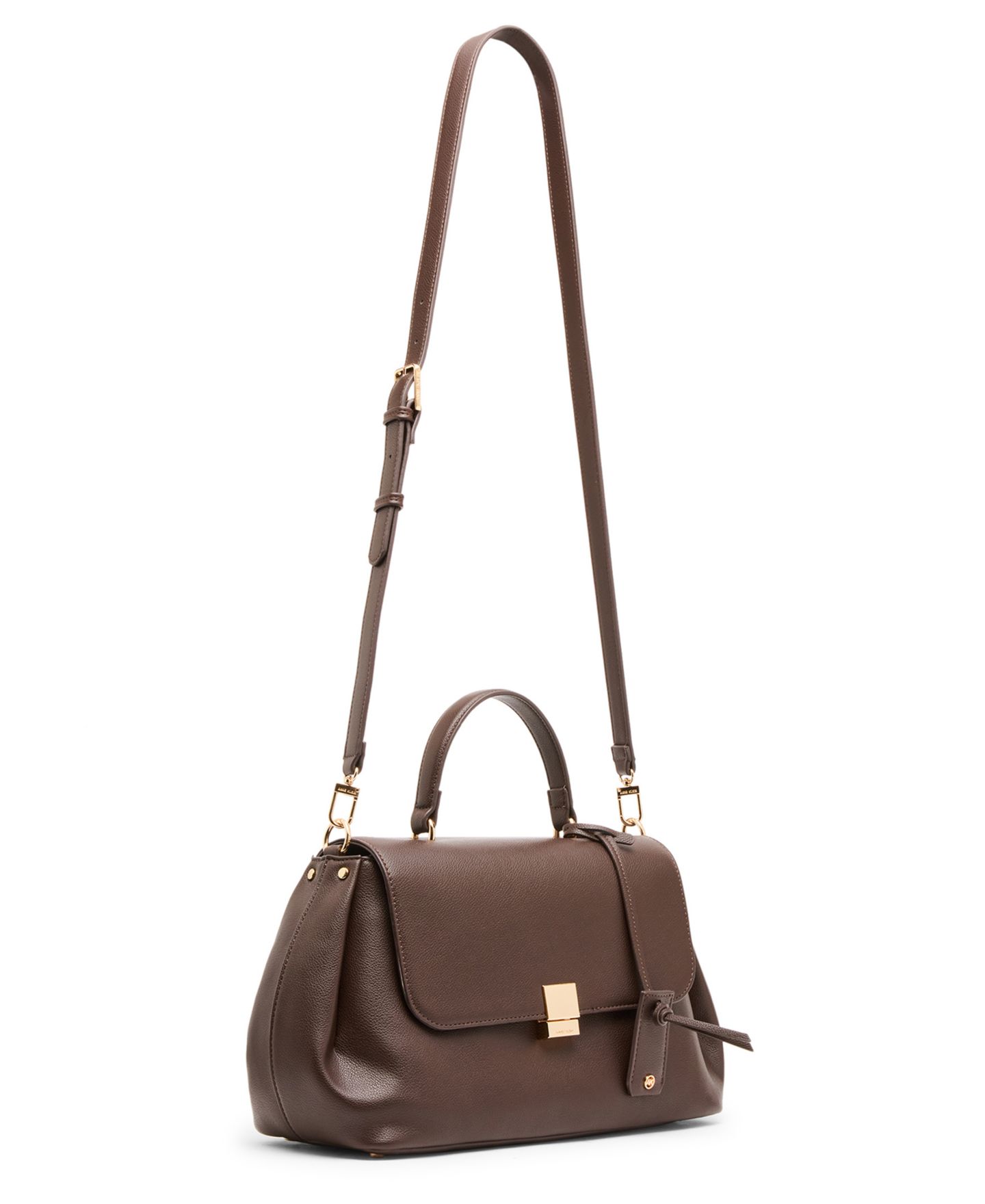 Женская сумка Anne Klein East-West Large Satchel Handbag, цвет: Тёмно-коричневый — фото 3