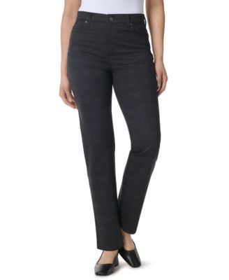 Women's Amanda Ponte High-Waist Plaid Pants
