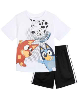 Toddler Boys (2T - 5T) Athletic Mesh 2-Piece T-Shirt and Shorts Set