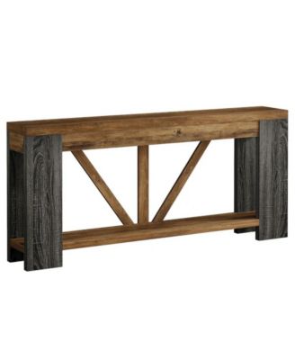 Modern 2-Tier Hallway Console Table