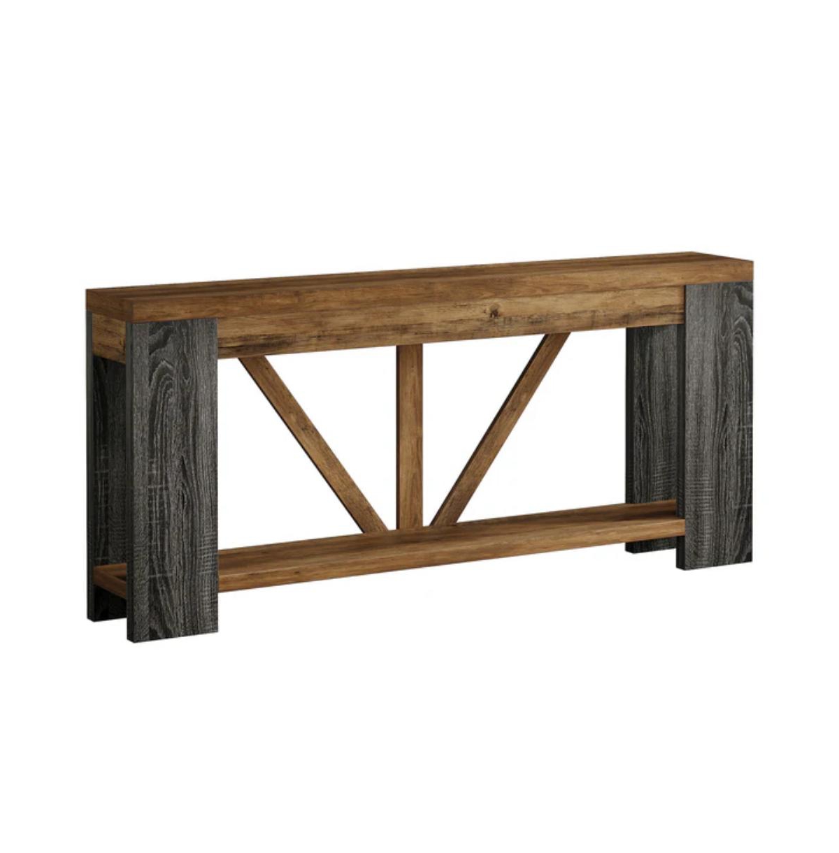 Slickblue Modern 2-Tier Hallway Console Table