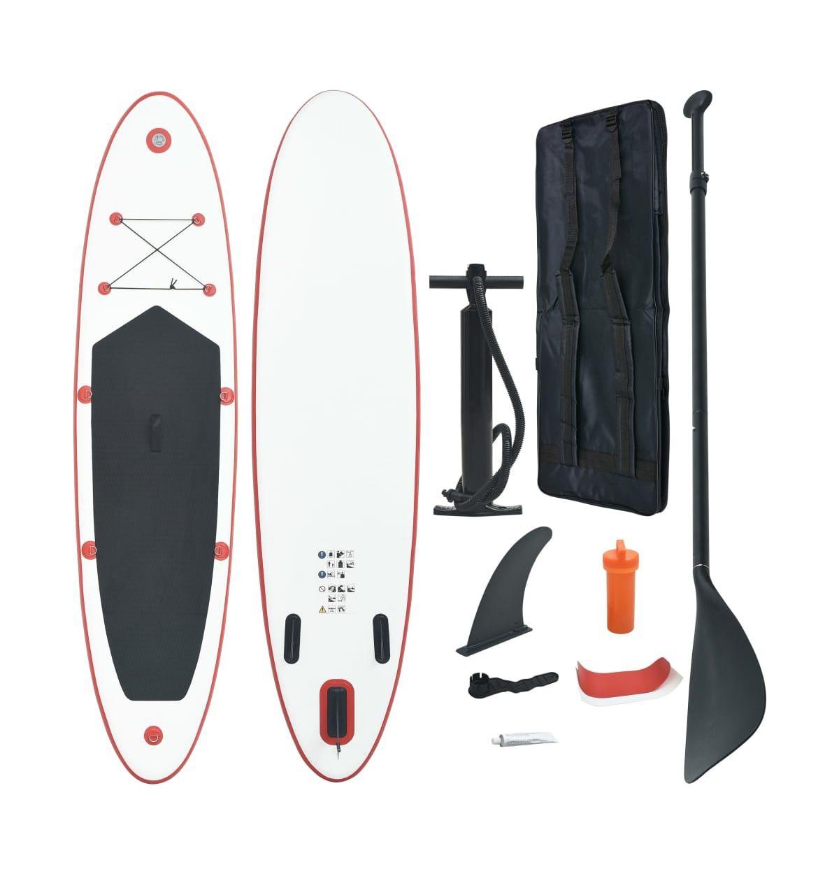 Hikeen Stand Up Paddle Board Set Sup Surfboard Inflatable - Red