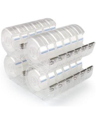 Pack Clear Tape With Refillable Dispensers Bulk For Office Home Craft Gift Wrapping