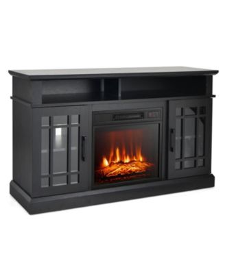 48 in Electric Fireplace TV Stand with Storage Cabinets for TVs up to 55 in