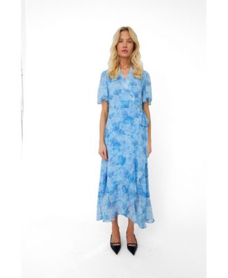 Women's Linea Floral Wrap Midi Dress