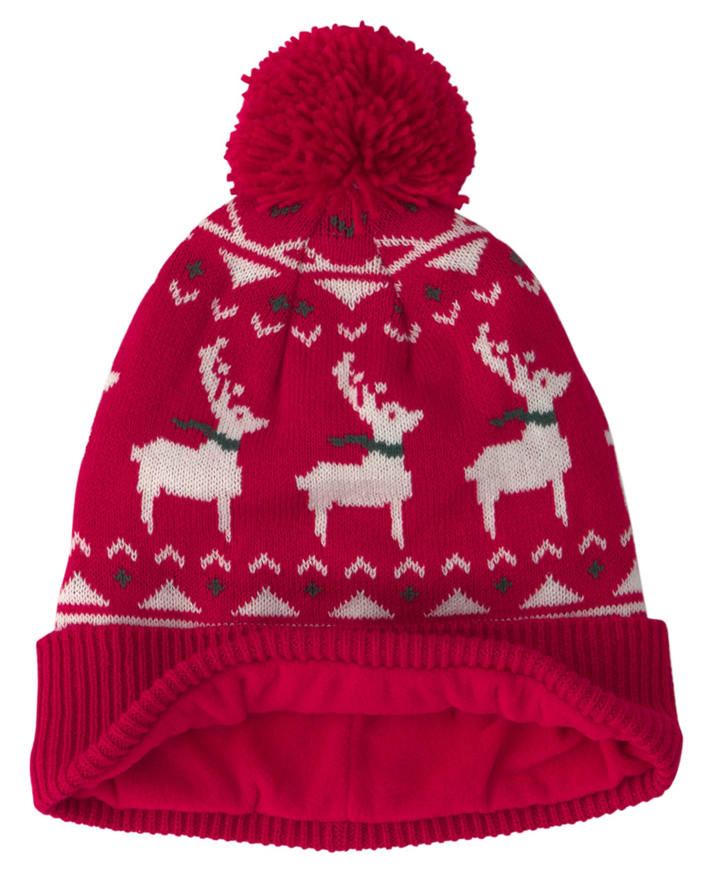 Комплекты Carter's Fair Isle Christmas Beanie and Glove, 2-Piece Set для малышей, цвет: Красный — фото 2