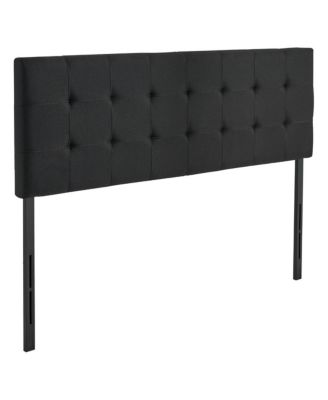 Queen Bed Headboard with Adjustable Height and Diamond Tufted Design for Home and Hotel