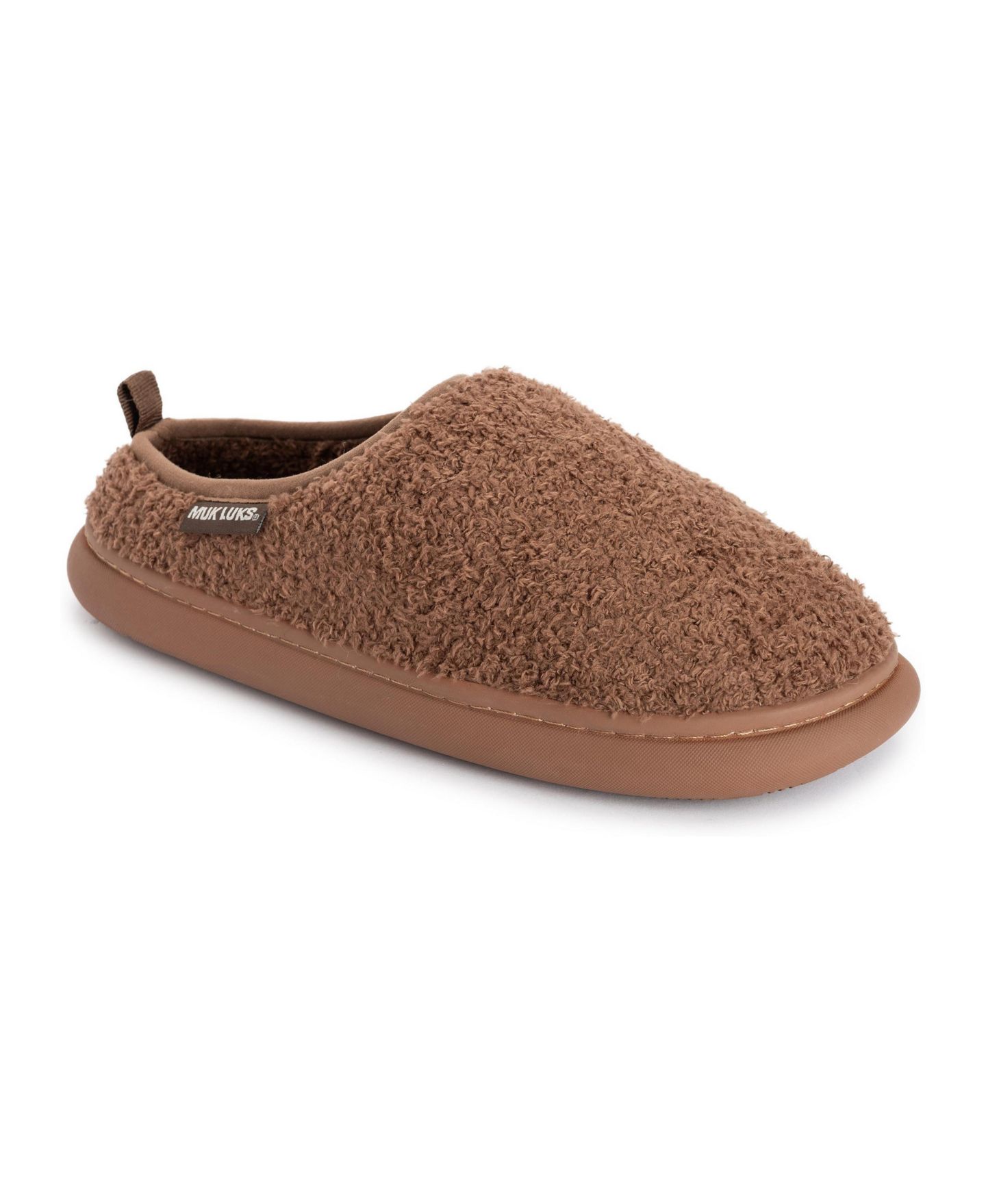 Мужские сабо MUK LUKS Lewis Clog Slippers, цвет: Коричневый — фото 1