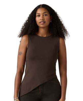 Women's Alila Asymmetrical Ribbed-Knit Tank Top