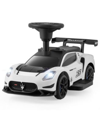 6V Electric Sports Car Ride-On with LED Lights & Foot Pedal, Ages 18-60 Months