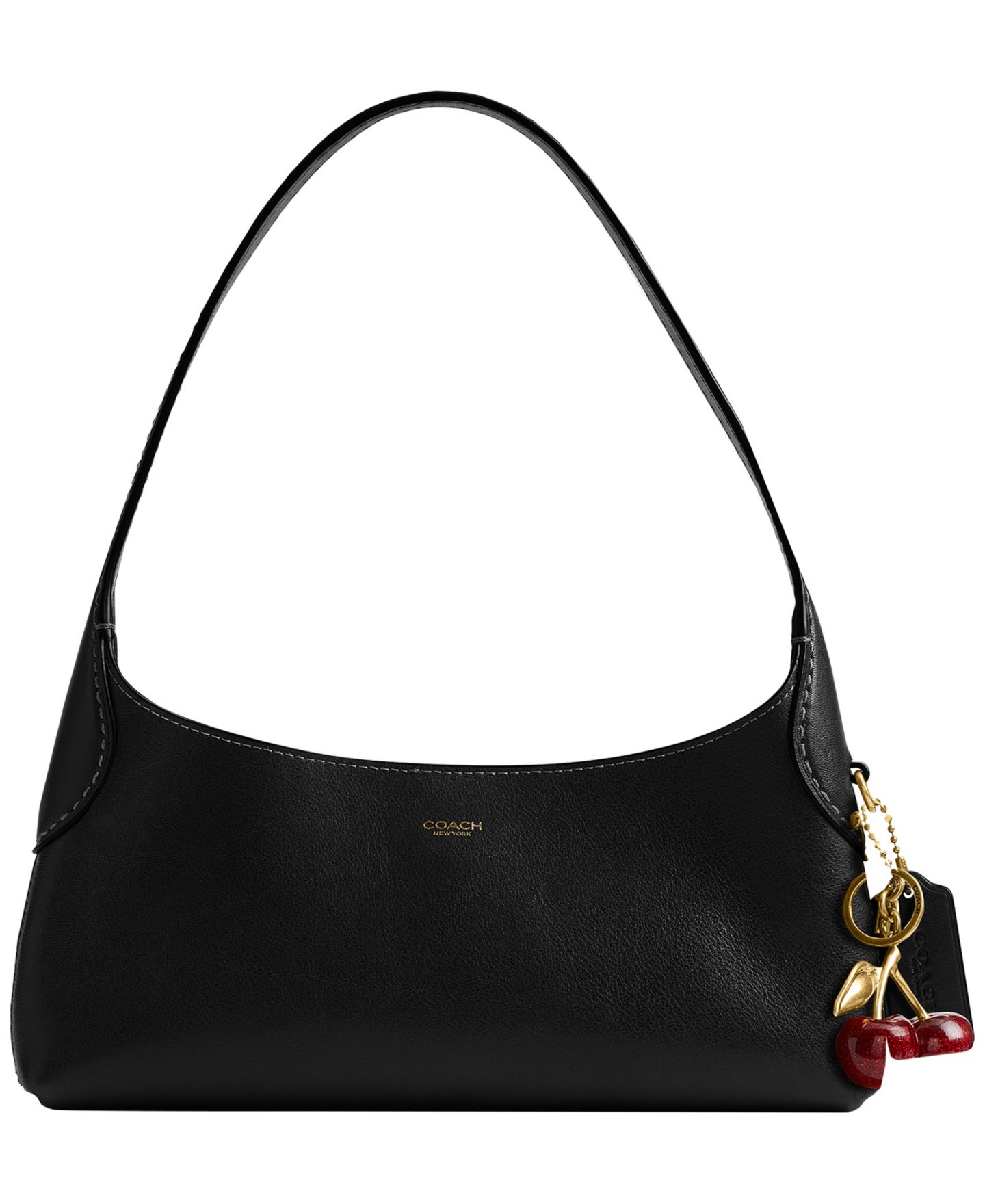 Женская сумка COACH Brooklyn Small Leather Shoulder Bag 26, цвет: Латунный / Чёрный — фото 8