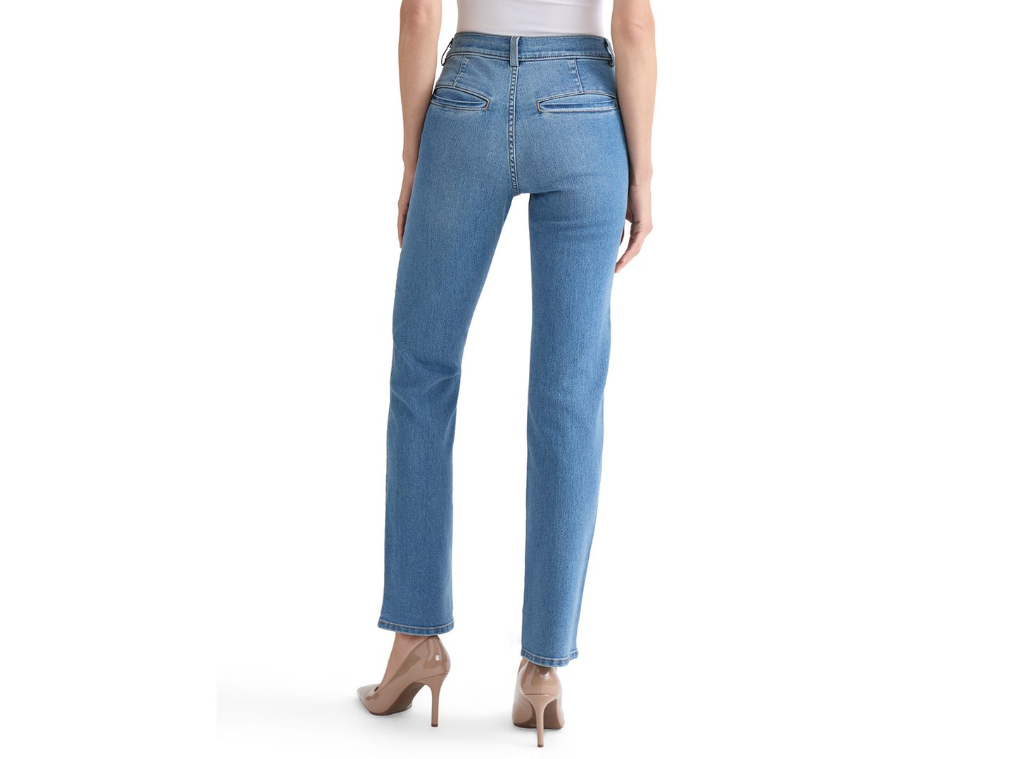 Женские джинсы Jones New York Ankle-Length Skinny, цвет: Варёный — фото 3