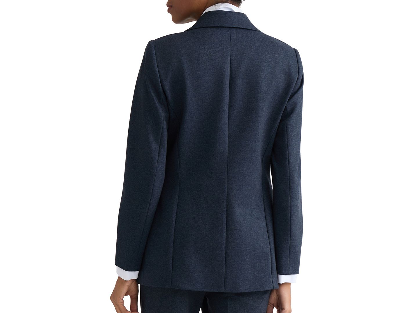 Женский пиджак Jones New York Petite 1-Button Notch Double-Breasted Blazer, цвет: Тёмно-синий — фото 5