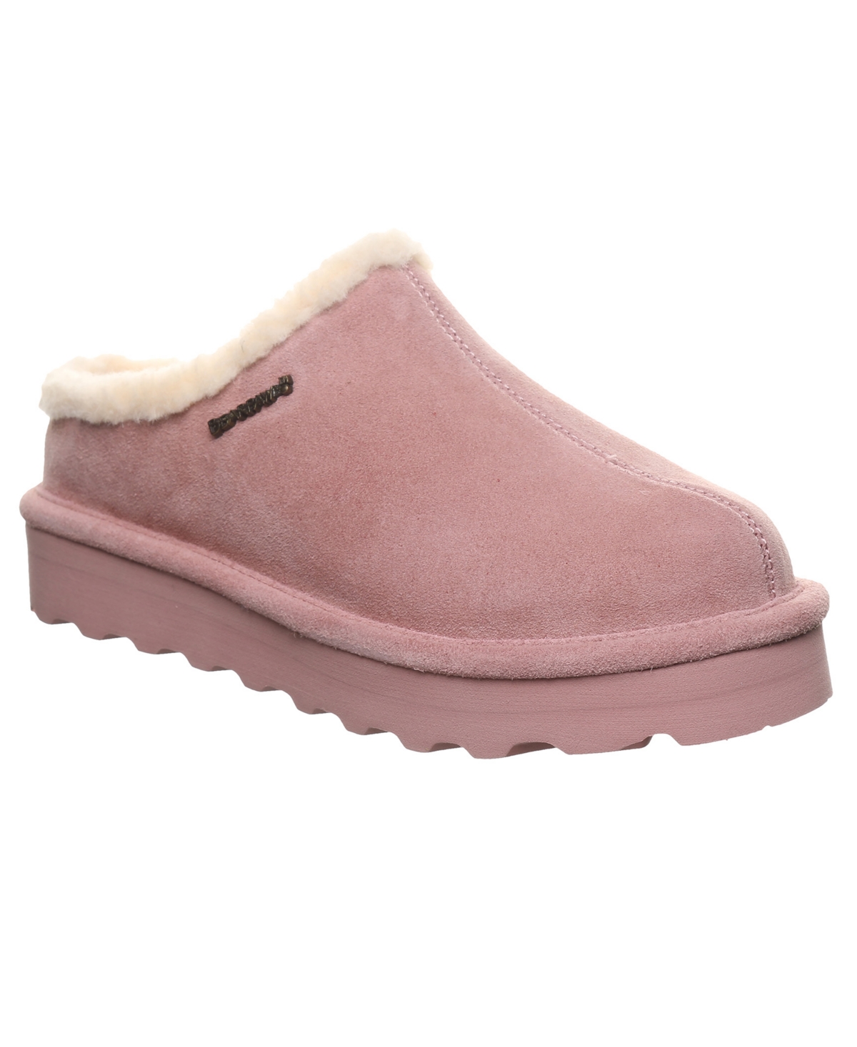 Bearpaw Women's Izzy Platform Suede Slip-on Clogs In Peony