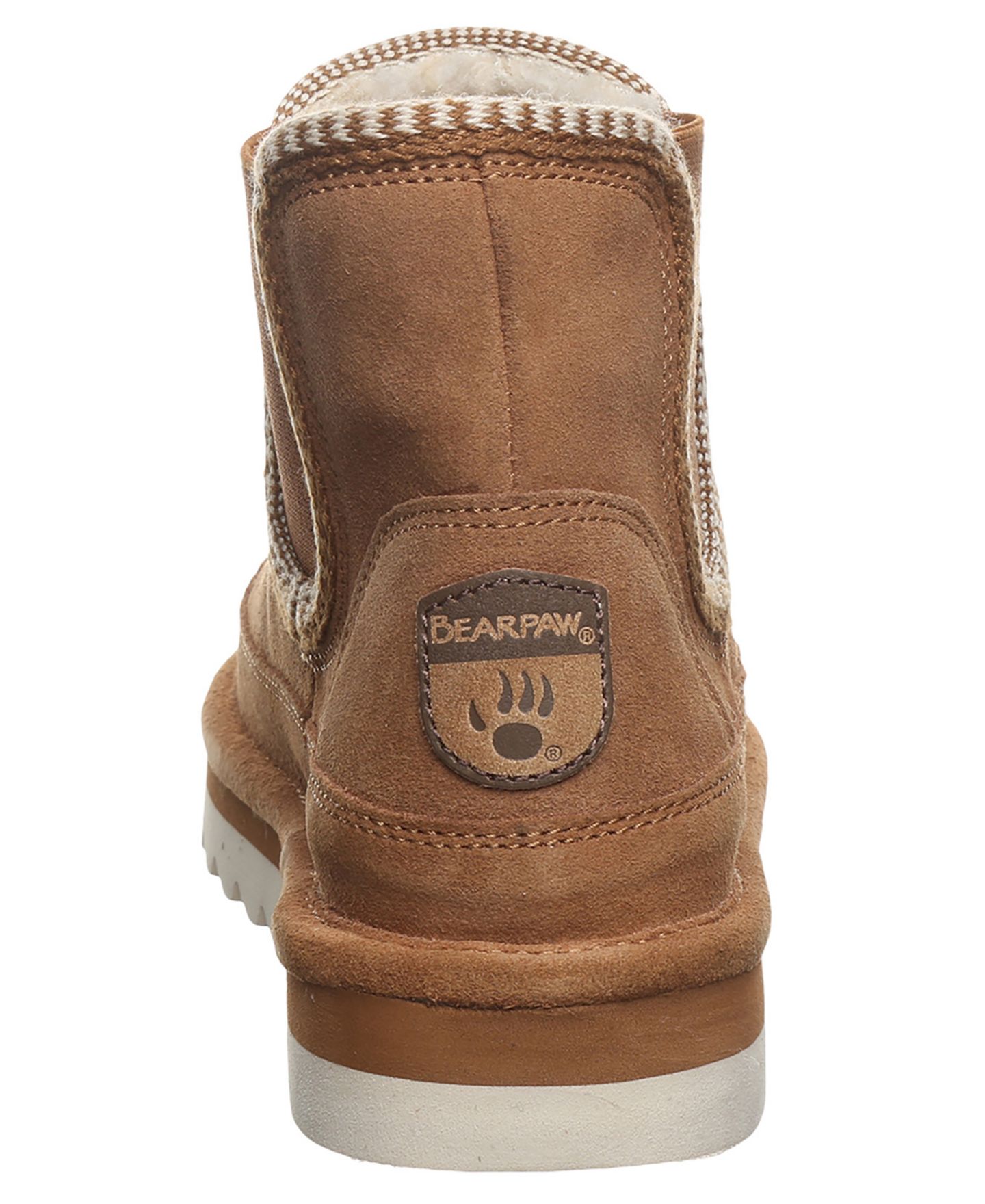 Женские ботинки BEARPAW Viola Platform Chelsea Slip-On, цвет: Коричный — фото 3