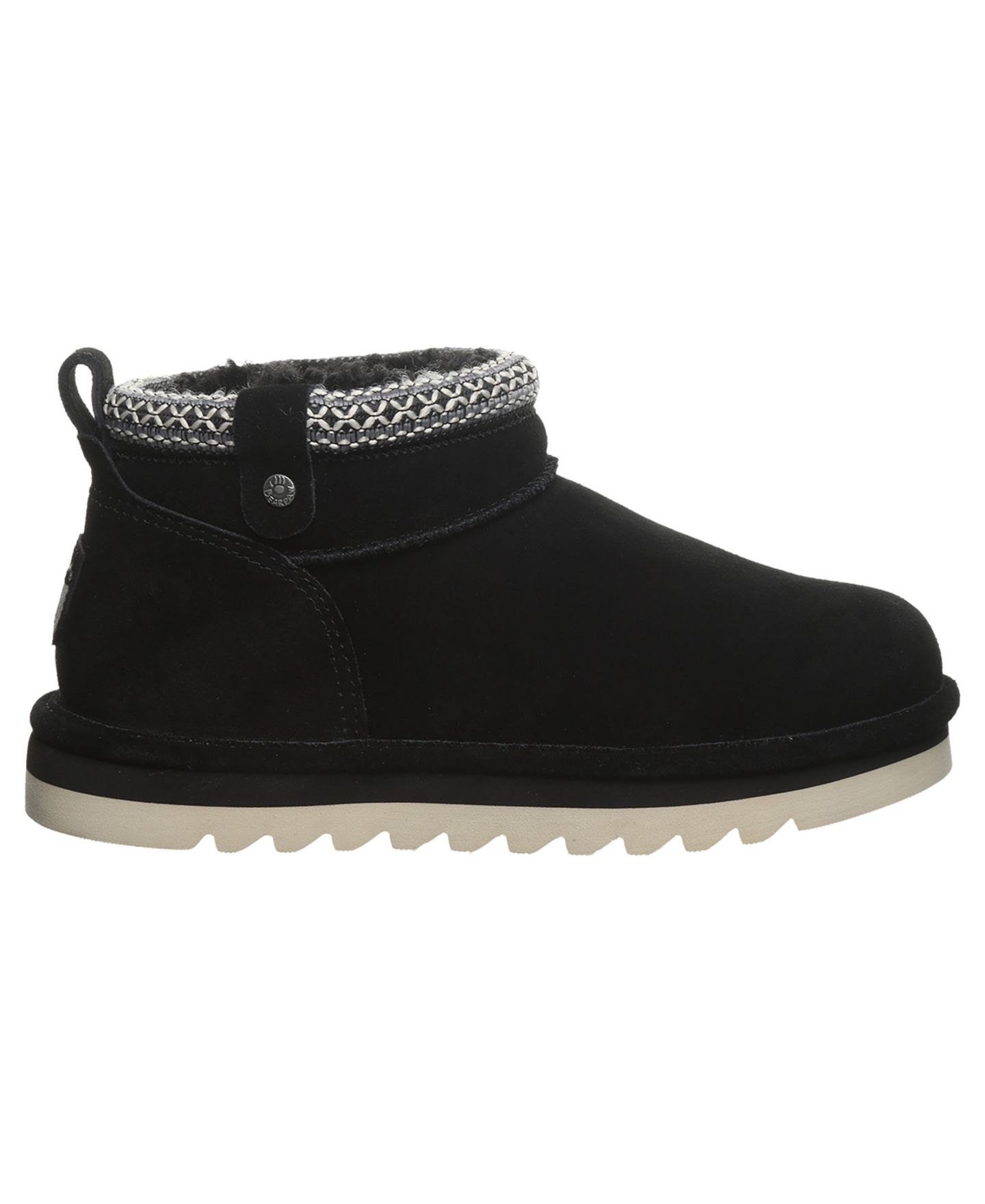 Женские ботинки BEARPAW Langly Platform Pull-On Short, цвет: Чёрный — фото 2
