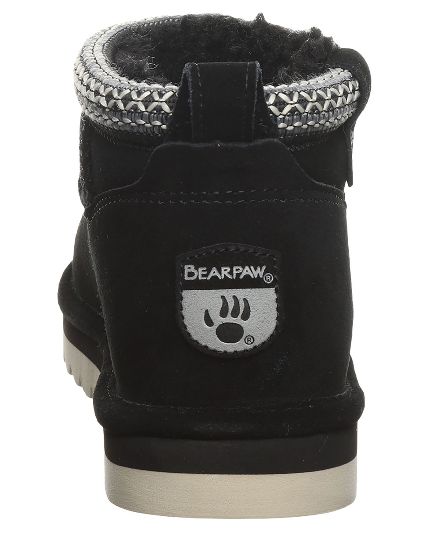 Женские ботинки BEARPAW Langly Platform Pull-On Short, цвет: Чёрный — фото 3