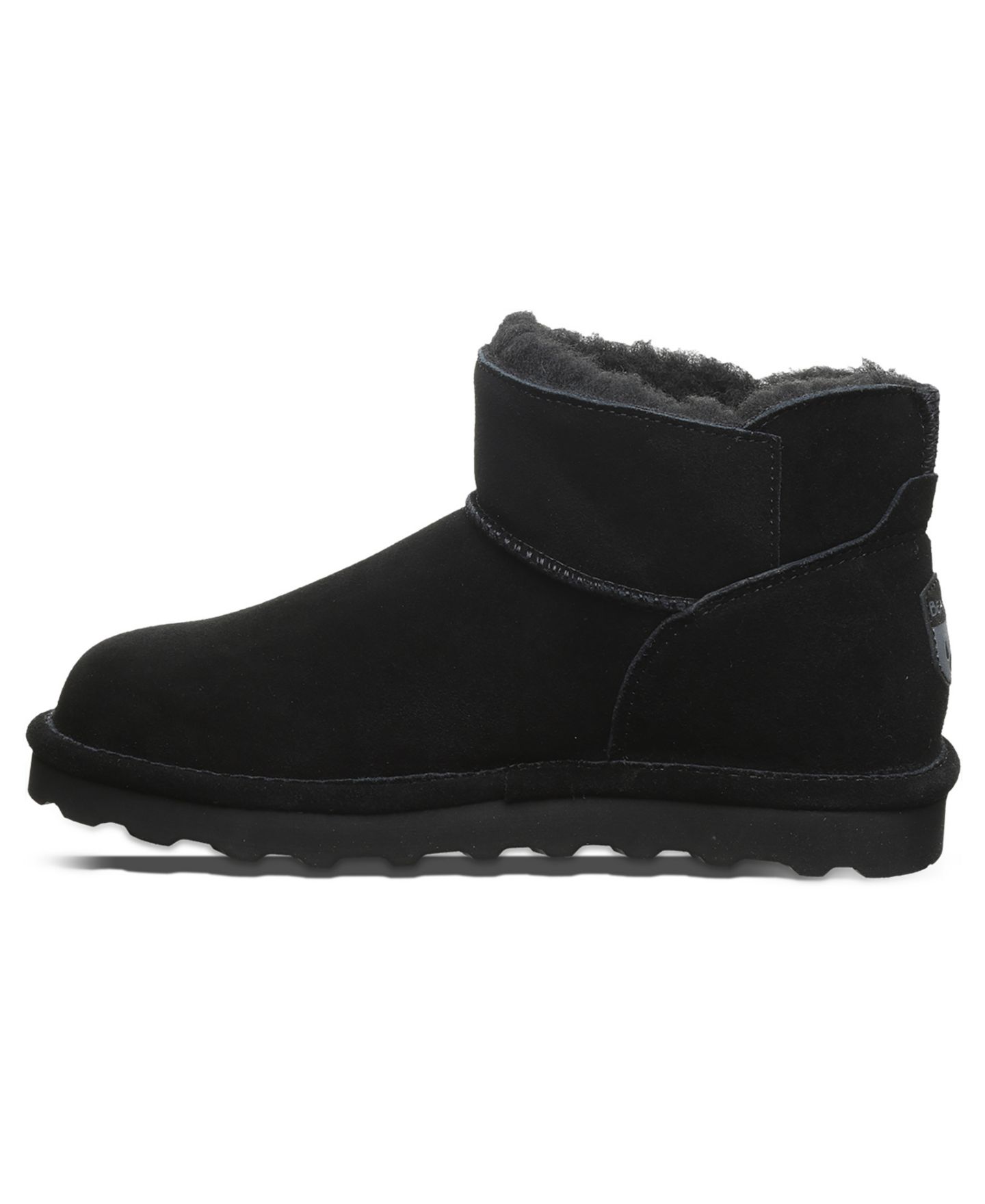 Женские ботинки BEARPAW Saige Ribbon Bow Detail Ankle Booties, цвет: Чёрный — фото 8