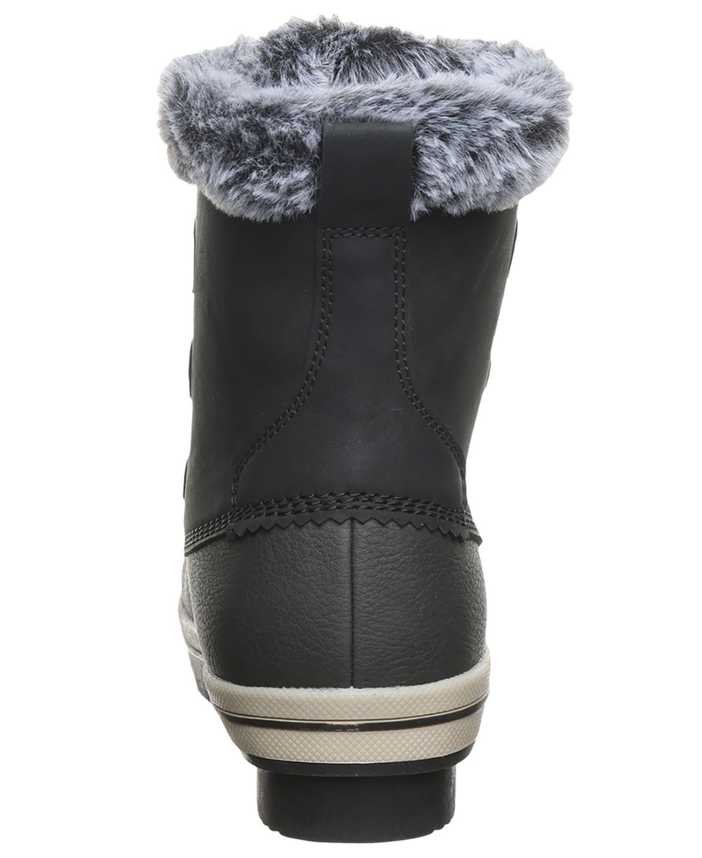 Женские ботинки BEARPAW Vivie Round Toe Wedge, цвет: Чёрный — фото 3