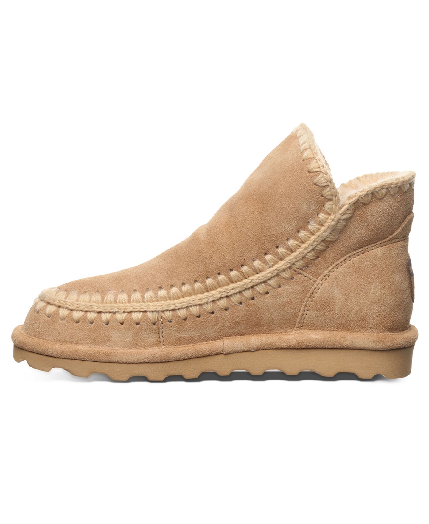 Женские ботинки BEARPAW Winter Crochet Detail Ankle, цвет: Кофейный — фото 8