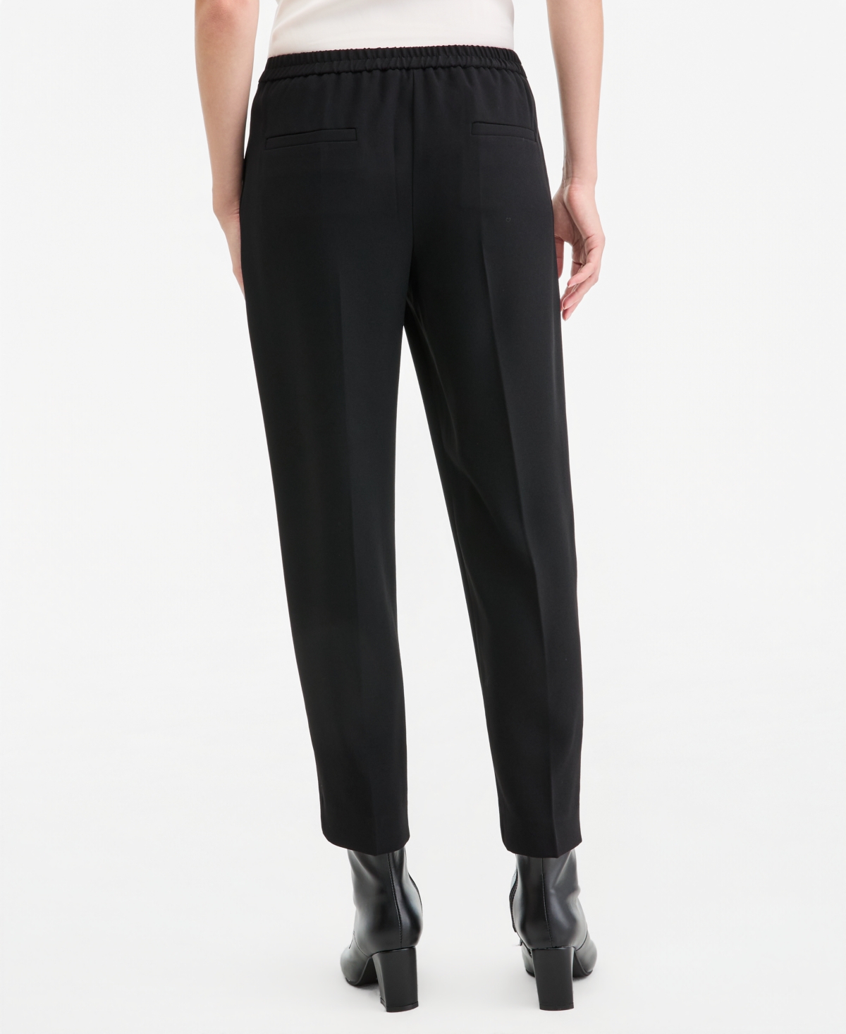 Kobi Halperin Women's Aubree High-Waisted Crepe Ankle Pants
