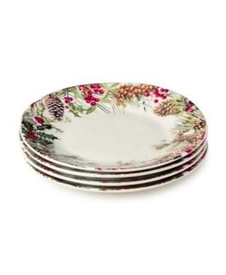 Woodland Dinner Plates, Set of 4