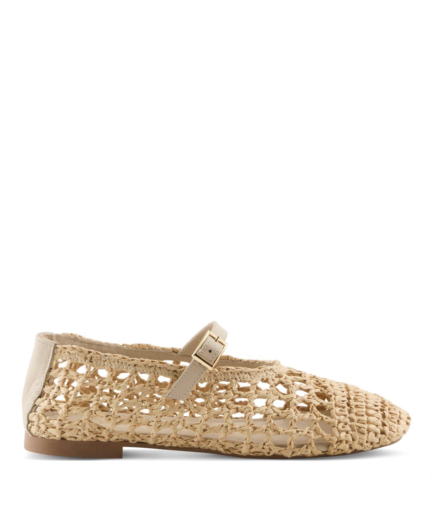 Женские балетки Azura Thevineyard Ballet with Crochet Knit Upper, цвет: Бежевый — фото 5