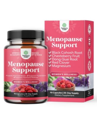 Menopause Support Capsules, Hormone Balance for Women for Night Sweats Mood, Nature's Craft, 90ct