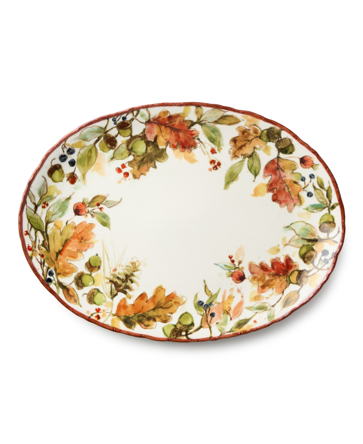 Certified International Autumn Meadows Oval Platter