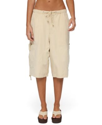 Women's Pull-On Cargo Bermuda Shorts, 13" Inseam