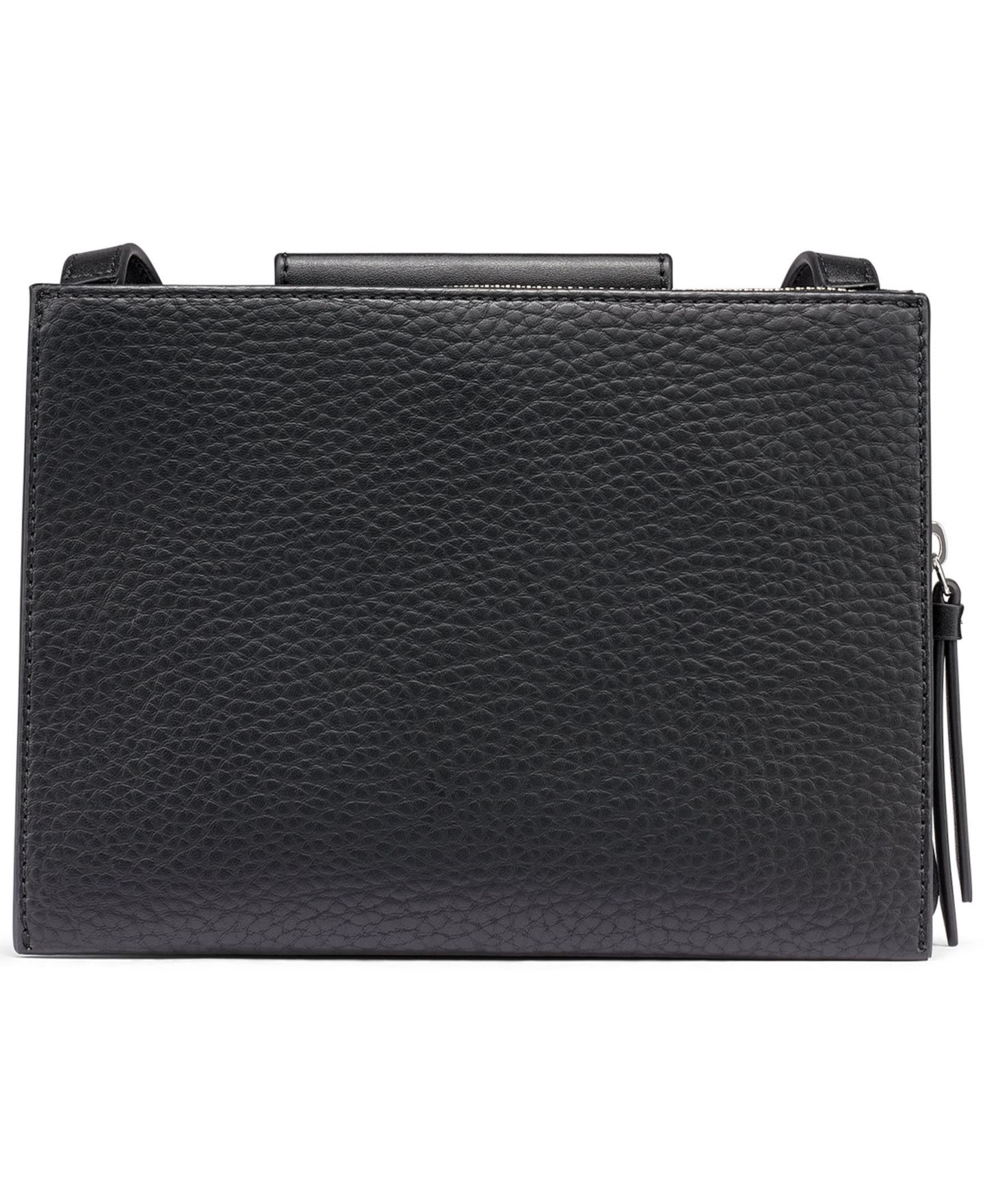 Женская сумка Calvin Klein Sybil Small Zipper Crossbody Handbag, цвет: Чёрный / Серебряный — фото 2