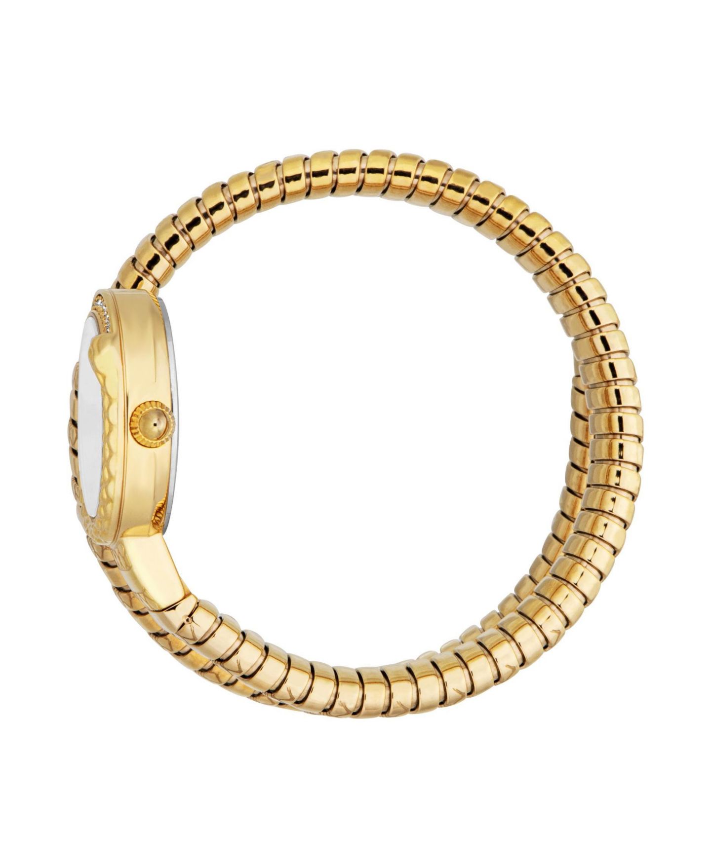 Женские часы Just Cavalli Glam Chic Quartz IP Stainless Steel Bracelet Watch, цвет: Золотой — фото 3