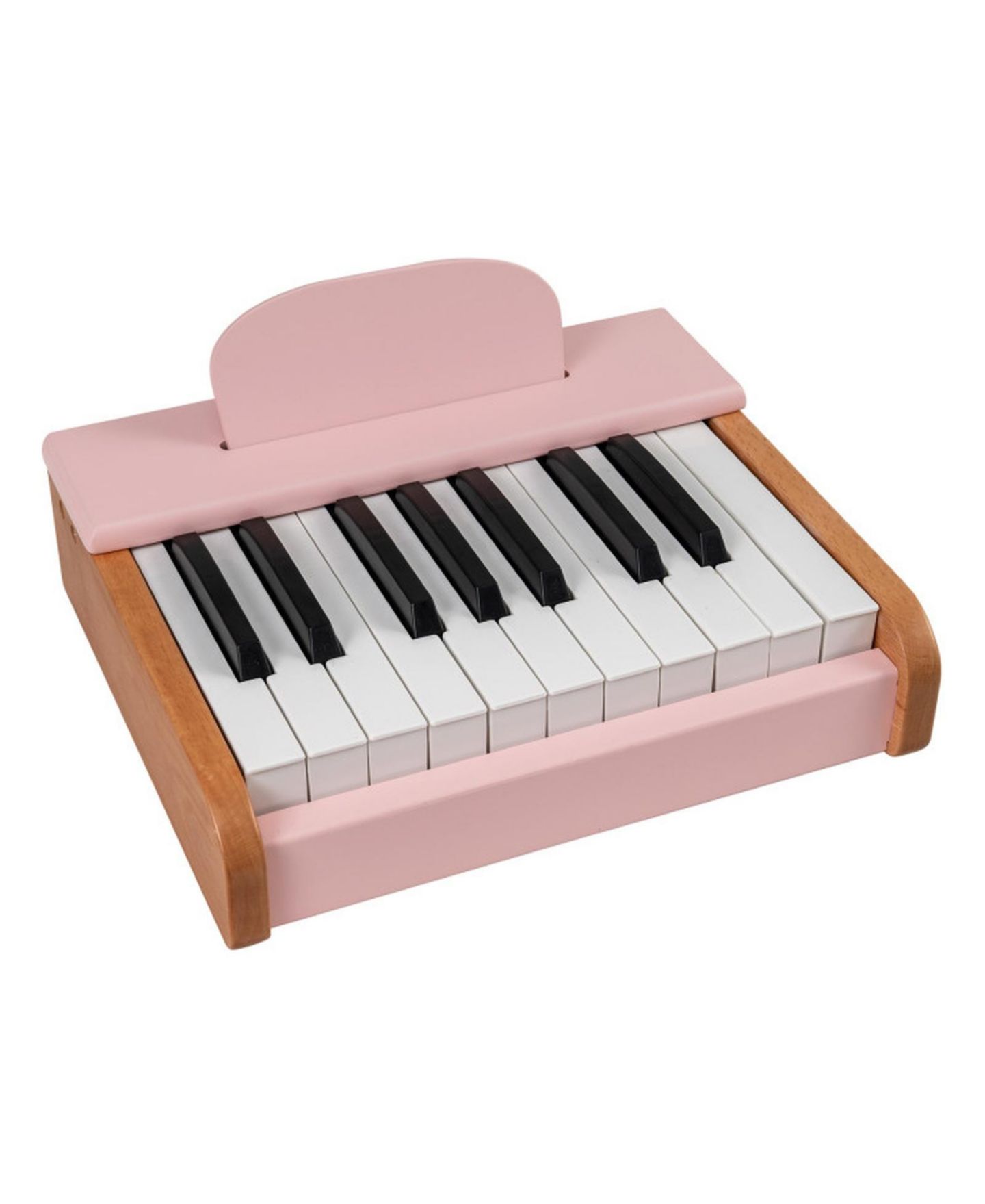 Детская игрушка HONGGE 18-Key Wooden Musical Toy Piano, Ages 3+, цвет: Розовый — фото 1
