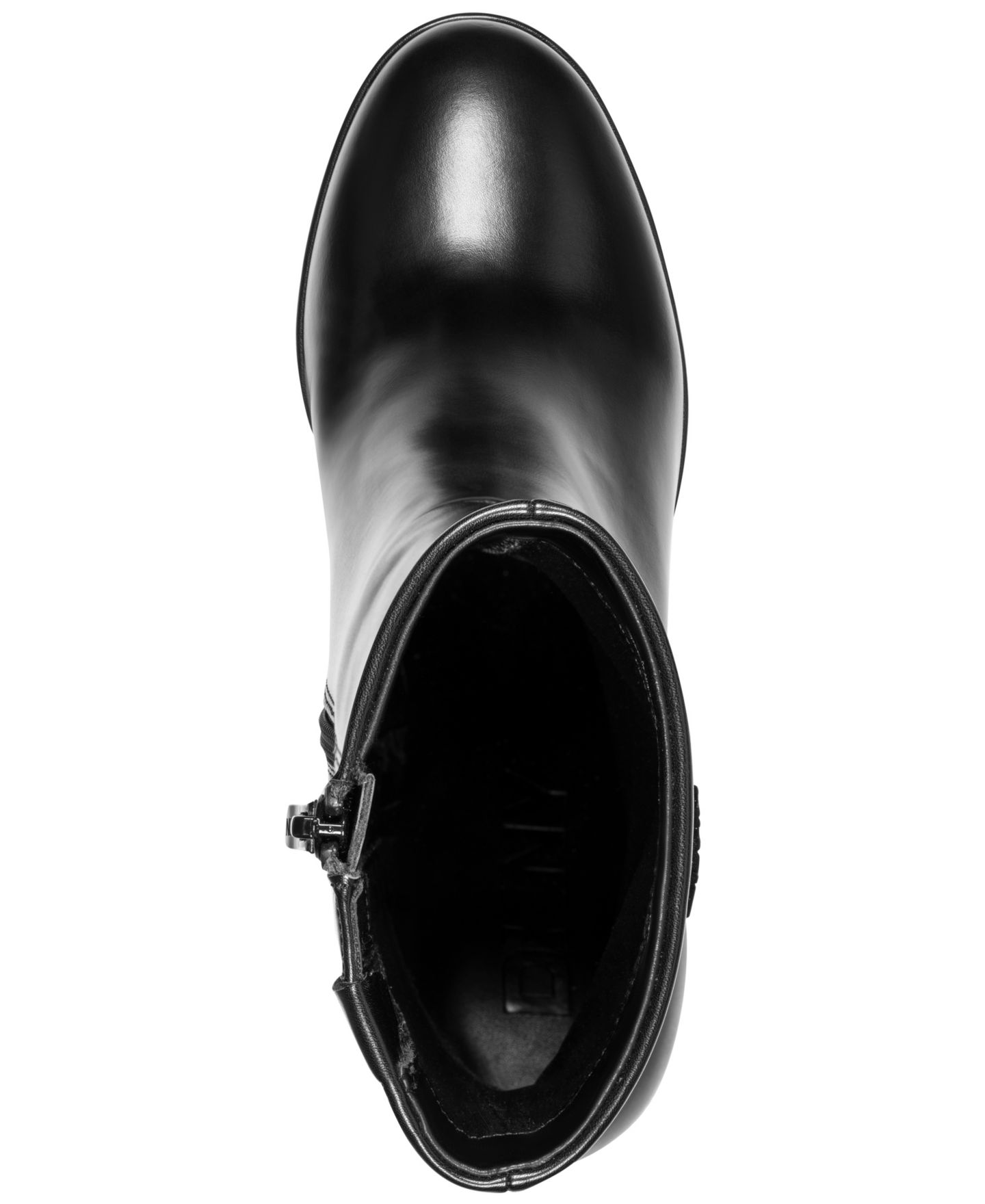 Женские ботинки DKNY Denisa Heeled Zipper Booties, цвет: Чёрный — фото 4